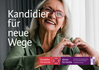 Kirchenvorstandswahl 2024 - Kandidier für neue Wege 2