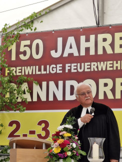 Pfr. i.R. Albrecht Bischoff zum Festgottesdienst
